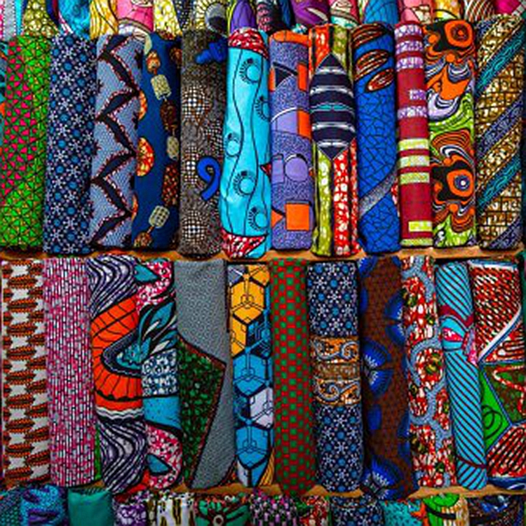 100% Polyester WAX Africa Tela