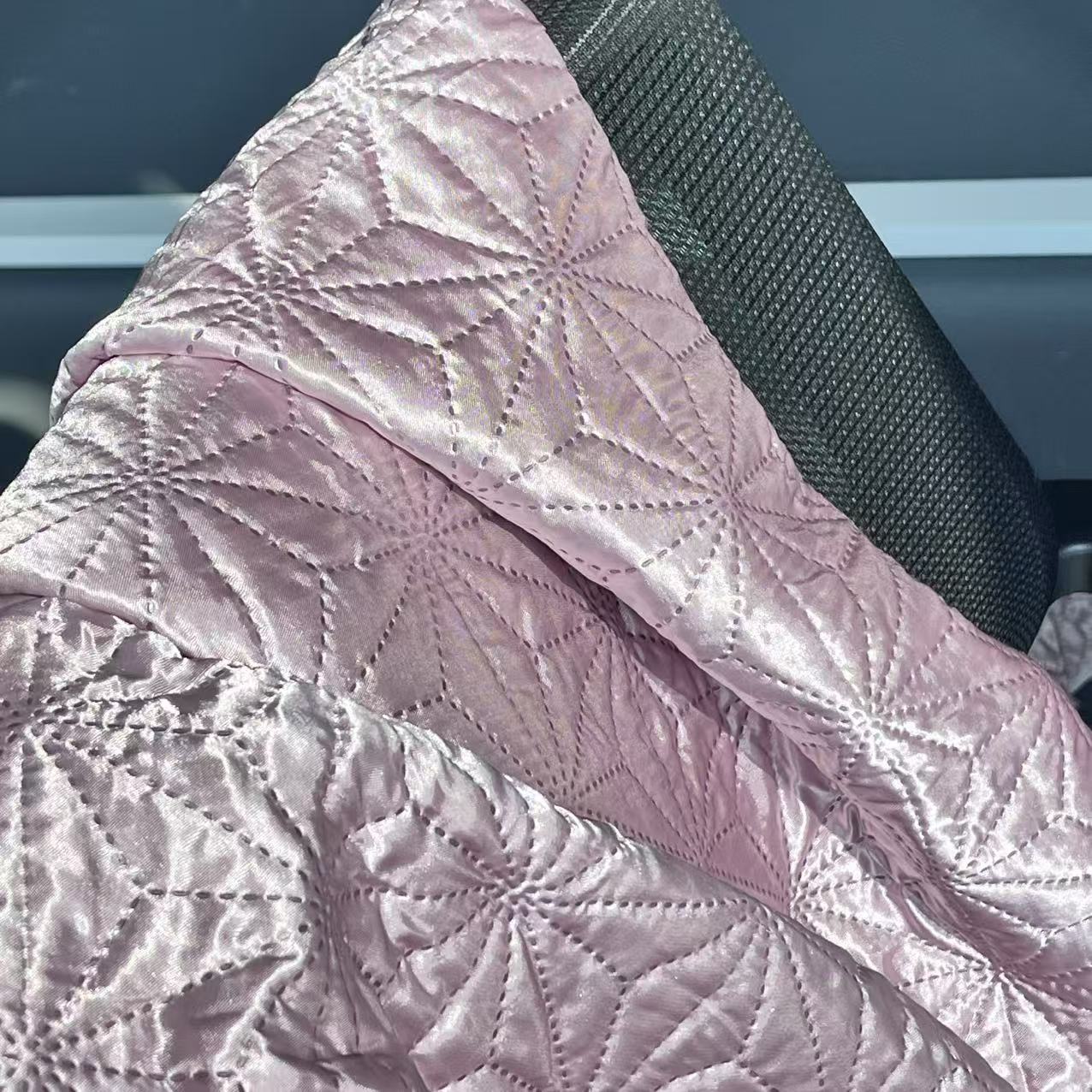 Ultrasonic na Tela Makintab na Satin Microfiber na Tela